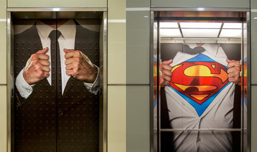 Elevator - "fertile land" of the advertising industry