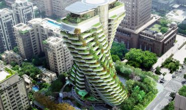 Tháp Agora – tòa nhà xanh với kiến trúc chuỗi ADN độc đáo Tháp Agora – tòa nhà xanh với kiến trúc chuỗi ADN độc đáo