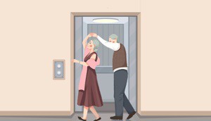 Thang máy và người già Thang máy và người già