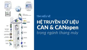 Tìm hiểu về hệ truyền dữ liệu CAN và CANopen trong ngành thang máy