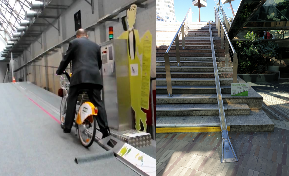 Ngoài địa hình dốc, đồi núi, loại thang máy này cũng có thể ứng dụng với địa hỉnh cầu thang bộ có độ dốc lớn