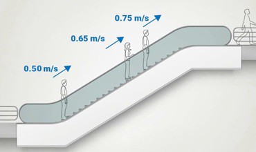 Các lưu ý khi lựa chọn thang cuốn dựa trên tốc độ định mức
