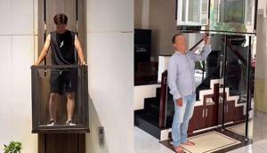 Nở rộ trào lưu lắp thang máy với giếng thang hở - nguy hiểm khôn lường Nở rộ trào lưu lắp thang máy với giếng thang hở - nguy hiểm khôn lường