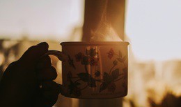 The first cup of coffee