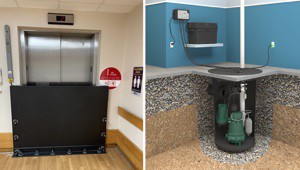 Các giải pháp chống ngập nước cho thang máy