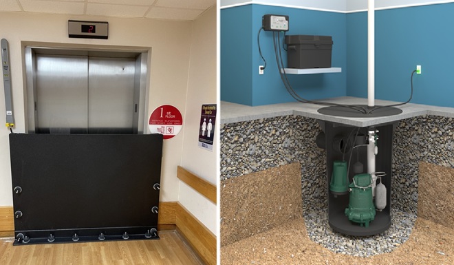 Flood prevention solutions for elevators