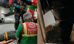 Elevator falls after drunken 'jumping' by 9 youths