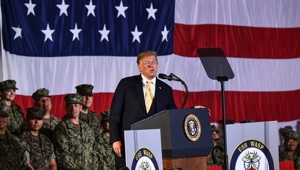 President Trump will sign an executive order to use hydraulic elevators for aircraft carriers.