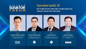 Nhiều tham luận chuyên gia trong nước và quốc tế tại Toạ đàm ngành thang máy 4/12 