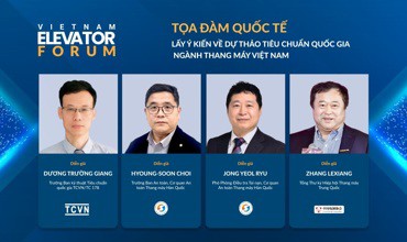Nhiều tham luận chuyên gia trong nước và quốc tế tại Toạ đàm ngành thang máy 4/12 