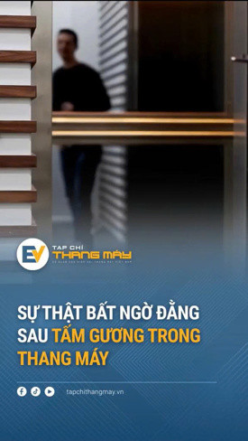 Tại sao phải lắp gương trong thang máy