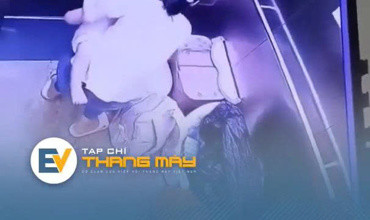 Chặn cửa thang máy - Nguy hiểm khôn lường