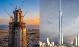 Tháp Jeddah đạt mốc 84 tầng, hướng tới kỷ lục cao 1.000 m