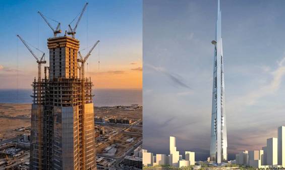 Tháp Jeddah đạt mốc 84 tầng, hướng tới kỷ lục cao 1.000m Tháp Jeddah đạt mốc 84 tầng, hướng tới kỷ lục cao 1.000m