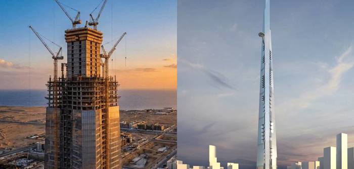 Tháp Jeddah đạt mốc 84 tầng, hướng tới kỷ lục cao 1.000 m
