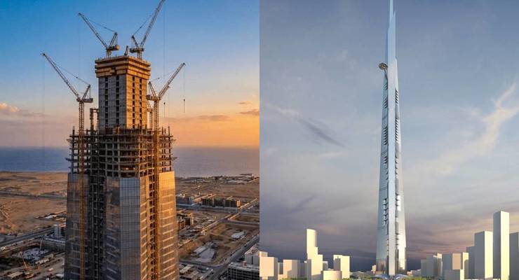 Tháp Jeddah đạt mốc 84 tầng, hướng tới kỷ lục cao 1.000m