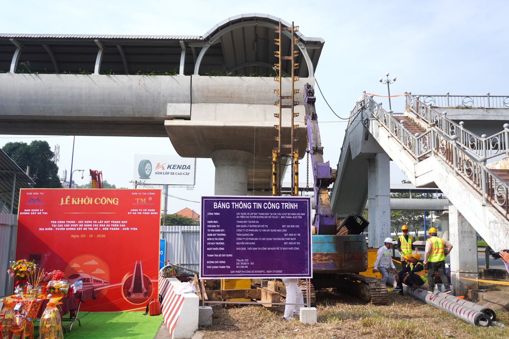 Ho Chi Minh City: Commences installation of 8 elevators at pedestrian ...