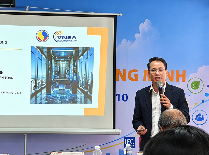 Ông Nguyễn Huy Tiến - Tổng Thư ký Hiệp hội Thang máy Việt Nam