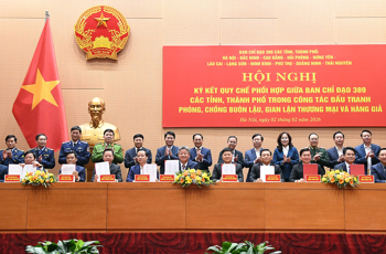 Hà Nội và 10 địa phương miền Bắc ký Quy chế phối hợp chống buôn lậu, hàng giả Hà Nội và 10 địa phương miền Bắc ký Quy chế phối hợp chống buôn lậu, hàng giả