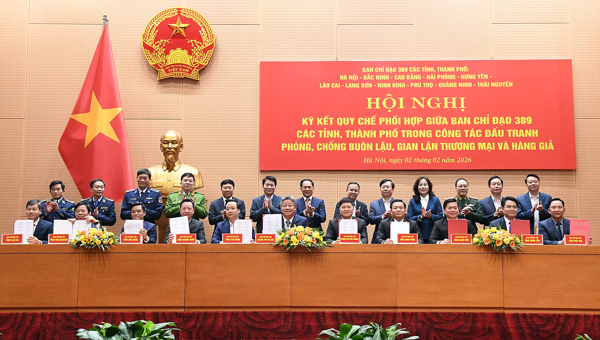 Hà Nội và 10 địa phương miền Bắc ký Quy chế phối hợp chống buôn lậu, hàng giả