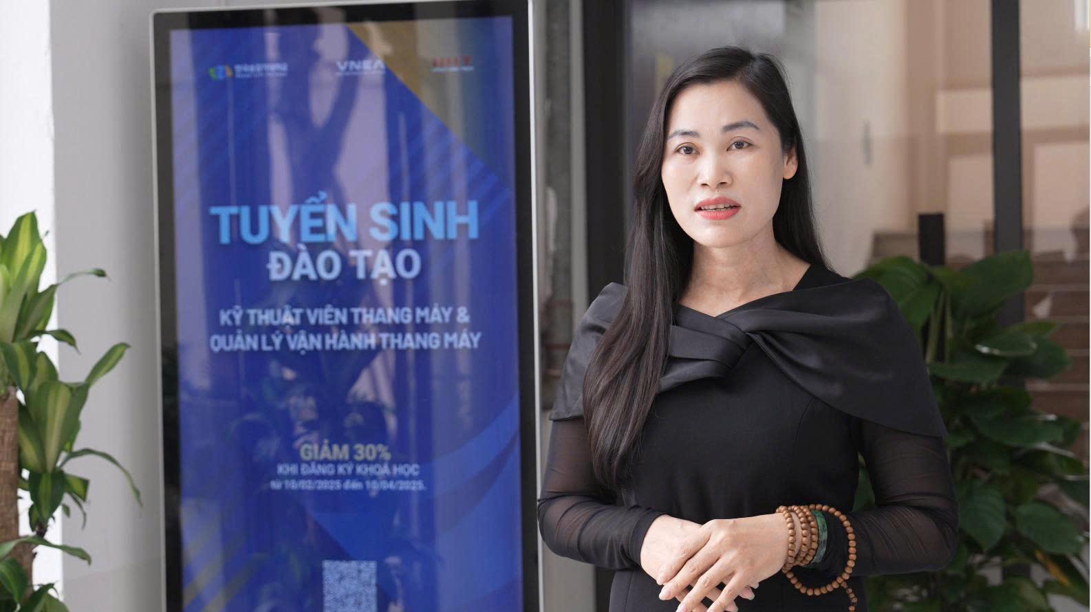 Bà Đoàn Thị Nhài – Giám đốc Công ty Thang máy Phúc Thành (Bắc Ninh)