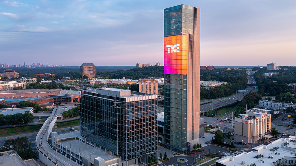 Tháp thử nghiệm thang máy tại Mỹ của TK Elevator Tháp thử nghiệm thang máy tại Mỹ của TK Elevator