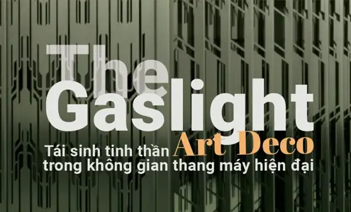 The Gaslight - Tái sinh tinh thần Art Deco trong không gian thang máy hiện đại