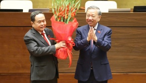 Đồng chí Trần Thanh Mẫn tái đắc cử chức vụ Chủ tịch Quốc hội