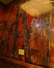 Thiết kế thang máy ứng dụng sơn mài đầu tiên tại Việt Nam