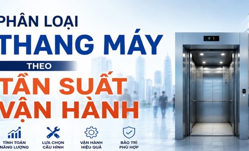 Phân loại thang máy dựa trên tần suất vận hành