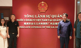 Tổng Lãnh sự quán Việt Nam tại Quảng Châu làm việc với đoàn công tác Hiệp hội Thang máy Việt Nam