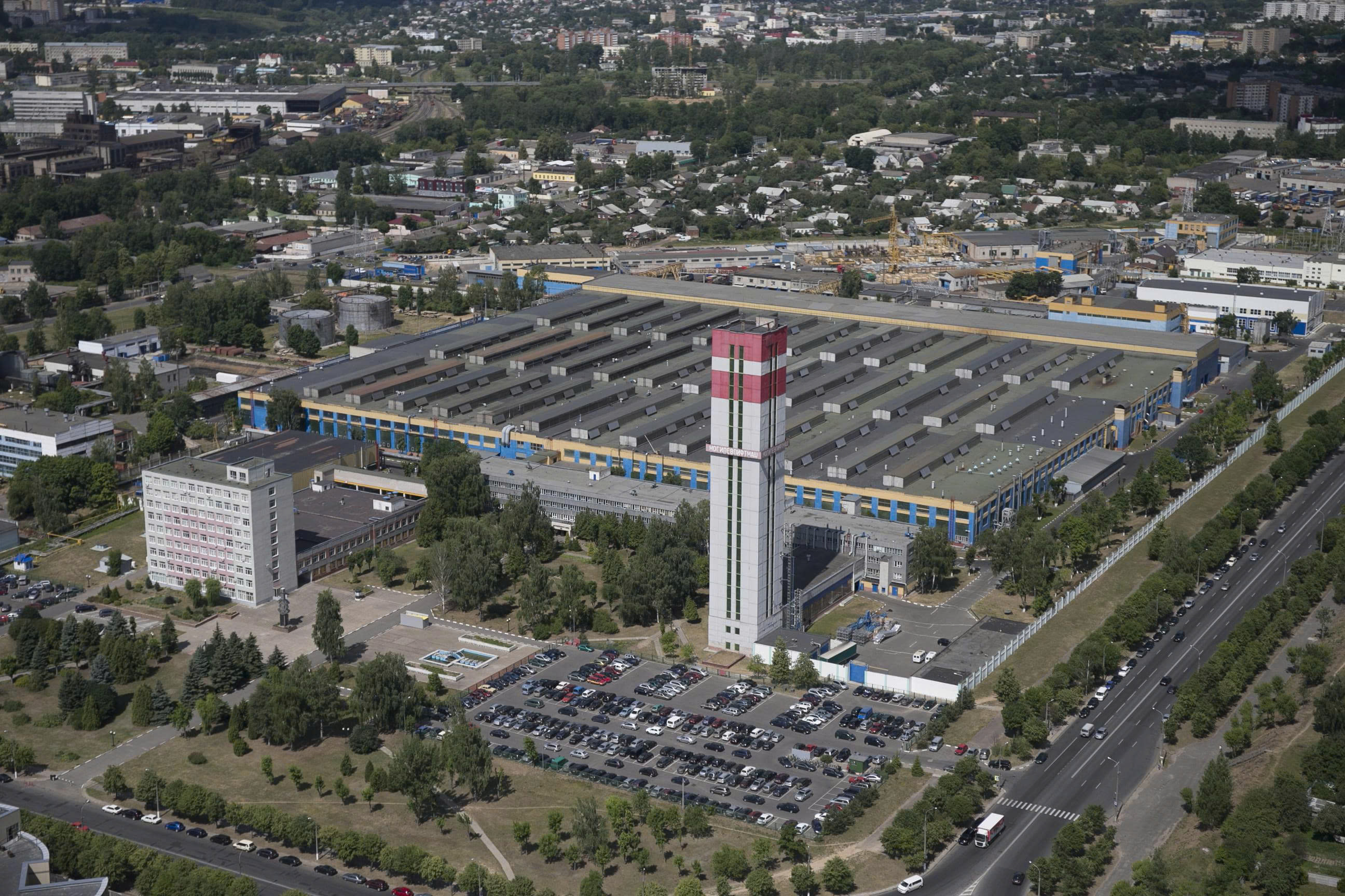 Nhà máy sản xuất của Mogilevliftmash tại thành phố Mogilev, Belarus