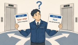 Tâm sự người làm nghề thang máy: Chọn ai?