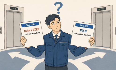 Tâm sự người làm nghề thang máy: Chọn ai?