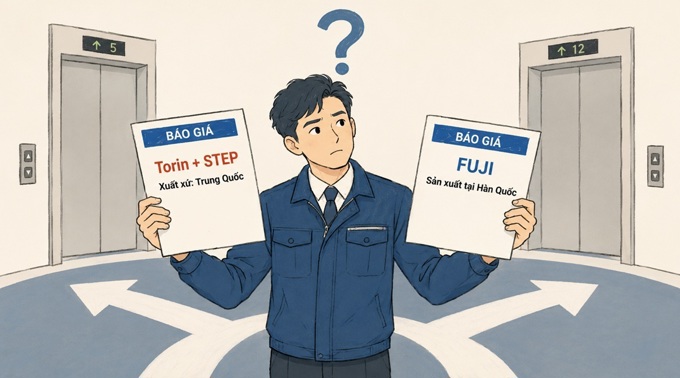 Tâm sự người làm nghề thang máy: Chọn ai?