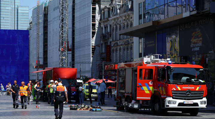Six people died in an elevator after a fire in Belgium