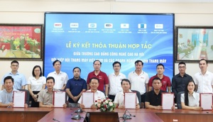 Ký kết hợp tác đào tạo cao đẳng chuyên ngành thang máy