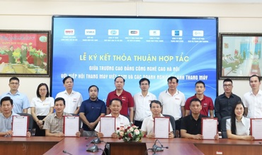Ký kết hợp tác đào tạo cao đẳng chuyên ngành thang máy