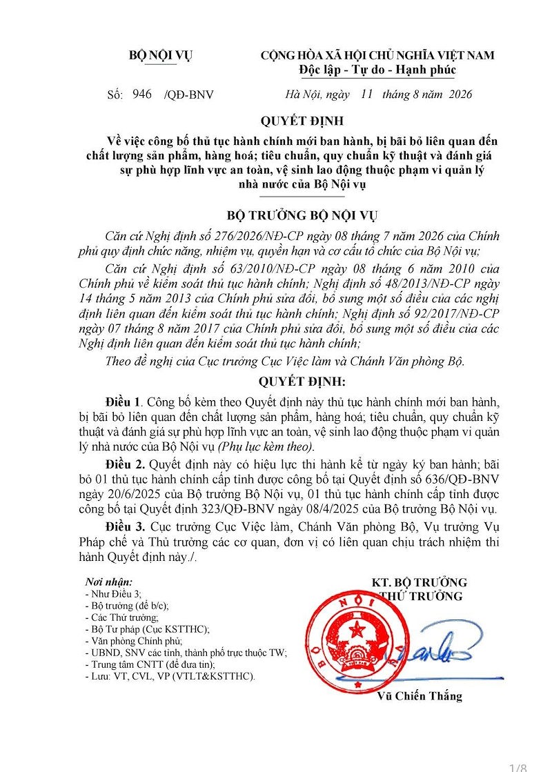 bo noi vu ban hanh thu tuc kiem tra chat luong hang hoa nhap khau rui ro cao bo noi vu ban hanh thu tuc kiem tra chat luong hang hoa nhap khau rui ro cao