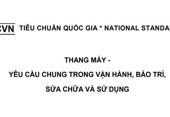 Chính thức lấy ý kiến Dự thảo Tiêu chuẩn Quốc gia mới về bảo trì thang máy