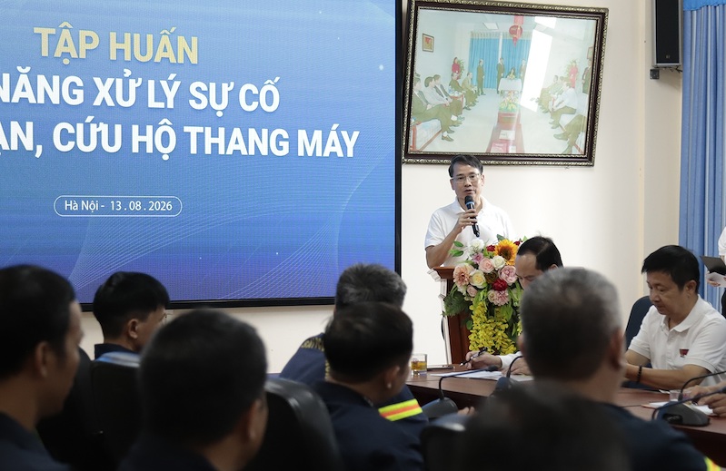 Ông Nguyễn Huy Tiến, Tổng Thư ký Hiệp hội Thang máy Việt Nam
