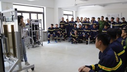 VNEA tập huấn cứu hộ thang máy cho cán bộ chỉ huy PCCC&CNCH Công an TP Hà Nội