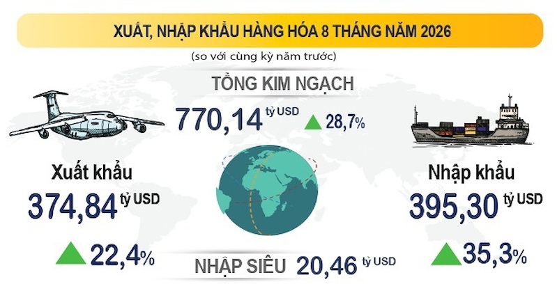 viet nam nhap sieu